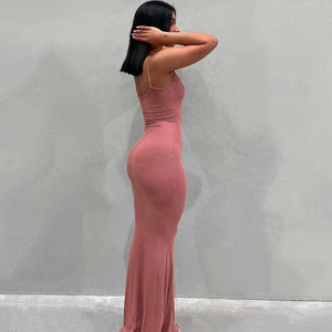 Women Sexy Dresses Sleeveless Bodycon Backless Party Dress